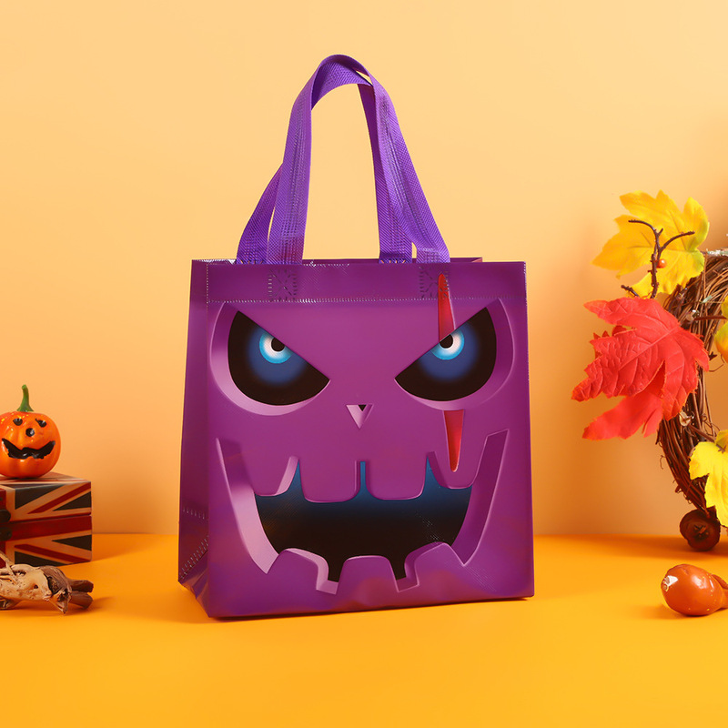 新しいハロウィン不織布バッグギフトバッグハンドバッグギフト防水包装袋クロスボーダースポット卸売|undefined