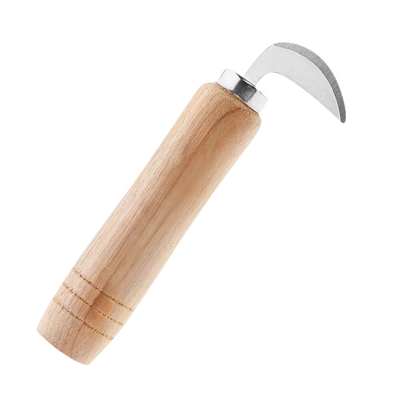 녹색 껍질 호두 칼