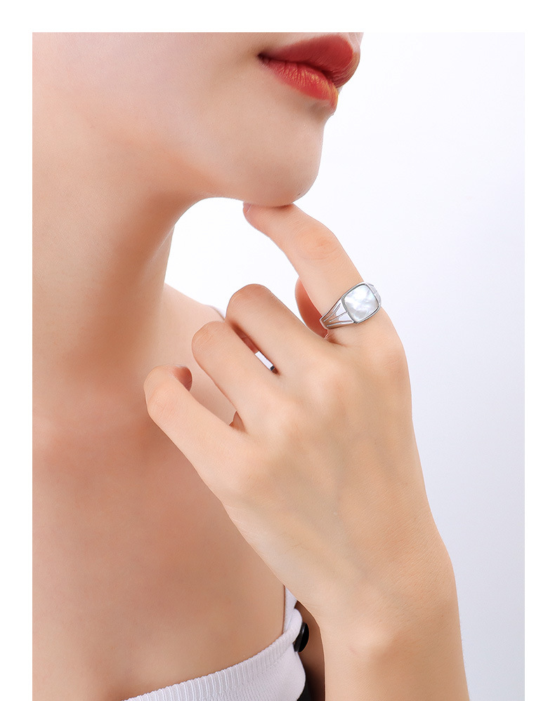 Women'S Gender Korean Light Luxury Niche Irregular Hip Hop Popular Stainless Steel 18k Jewelry