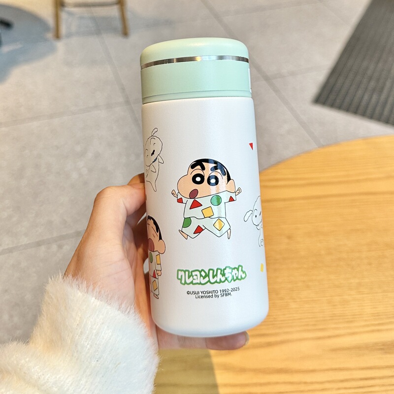 蜡笔小新迷你保温杯2025新款高颜值女小水杯儿童可爱小巧杯子便携|undefined