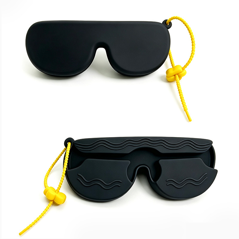 Explosión de silicona marco gafas cubierta de gafas de sol portátil cuerdas gafas de sol cubierta de gafas de sol cubierta inteligente