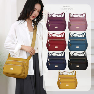 Fashionable capacious shoulder bag, storage system, one-shoulder bag to go out
