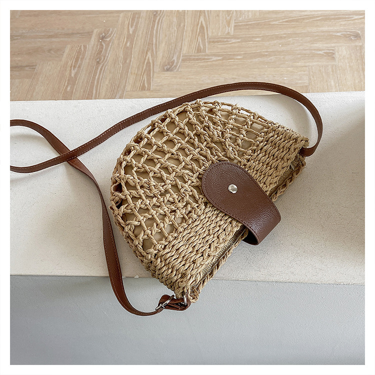 Straw Woven Women's Fashion Messenger Beach Shoulder Bags display picture 4