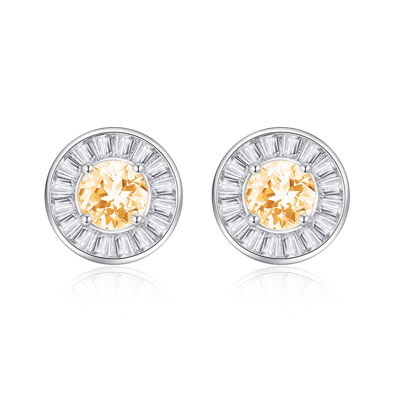 Pendientes de plata de ley S925 para mujer, lujo ligero, pendientes de alta gama que no se desvanece