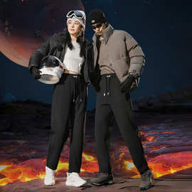 众优极地火神裤光感蓄热保暖锁温防风防水双口袋情侣款休闲裤加厚