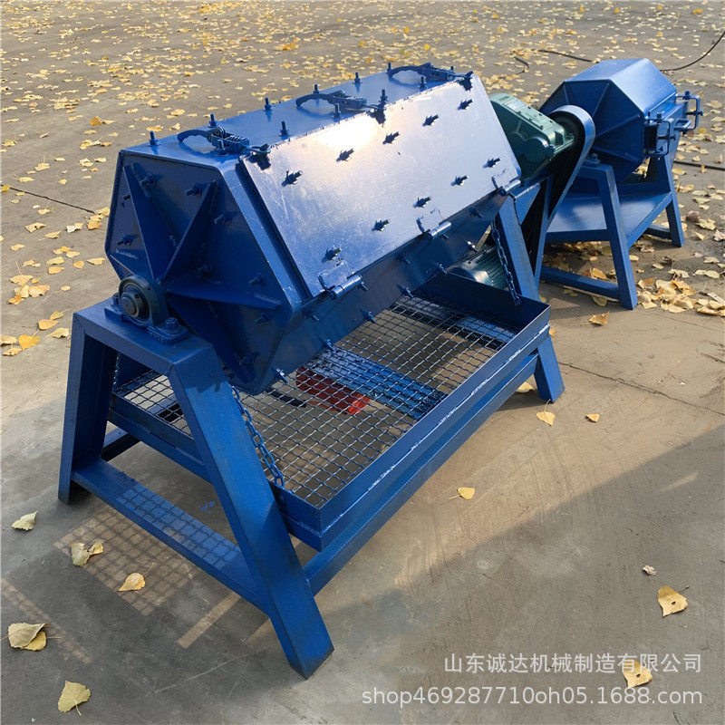 木制品研磨抛光机 加厚钢板耐磨抛光机 内部钉装木板内衬抛光机