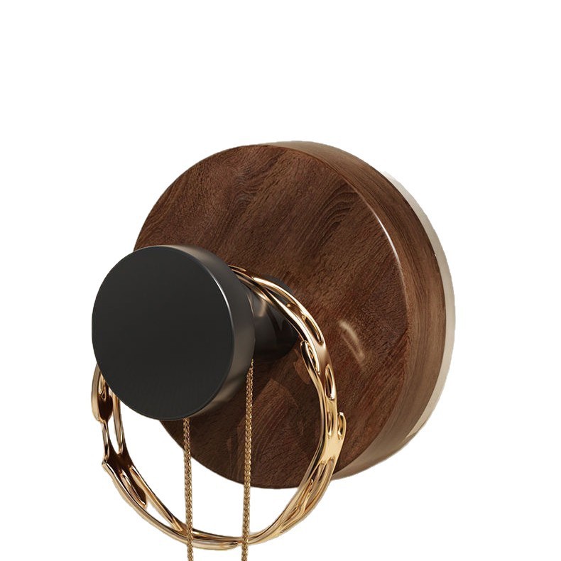 Gancho de ventosa de plástico color nuez gancho de ropa de pared baños de alto soporte ventosa sin huellas gancho de baño venta directa