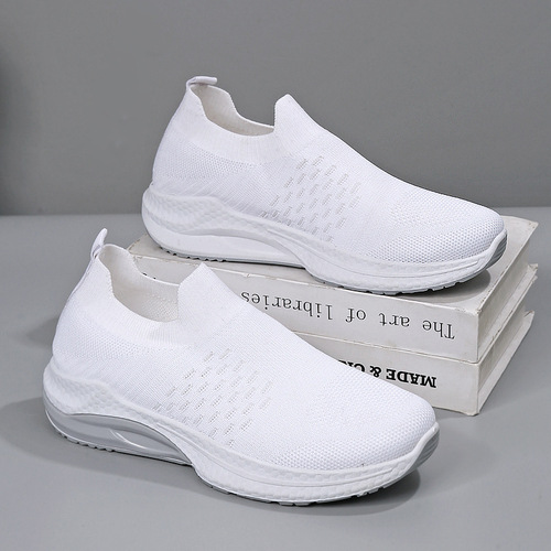 Women's Sports Shoes, Soft Sole, Comfortable and Breathable, Feather Weave Mesh Surface, Casual Fashion, Versatile Single Shoes