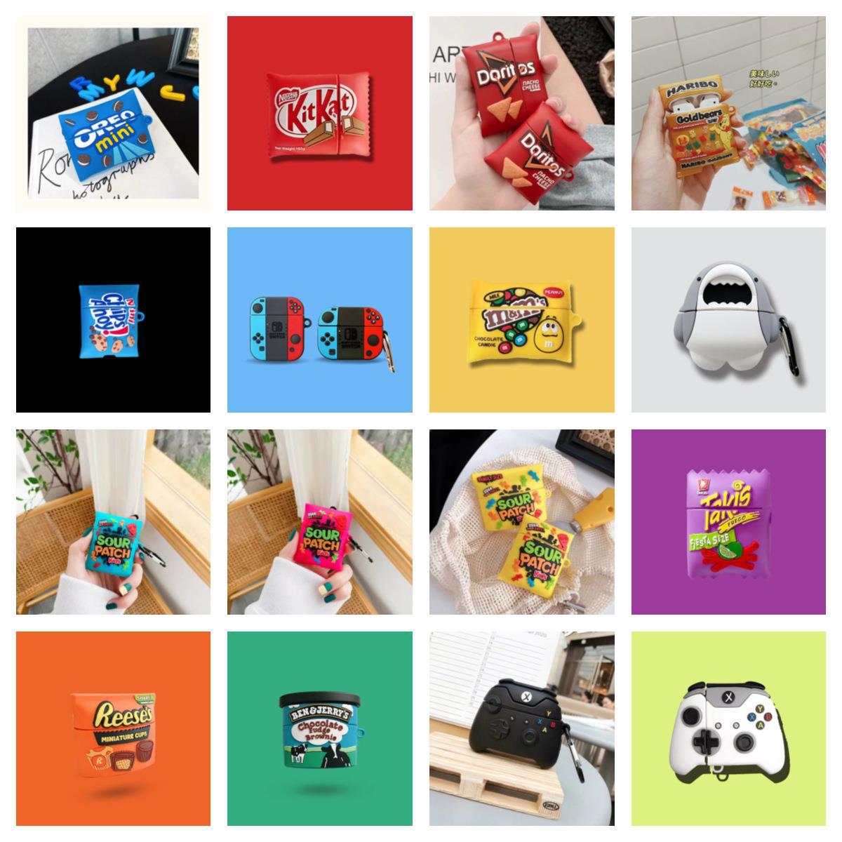 Creative beverage bottle for Airpods1/2 Apple wireless Bluetooth headphone case Pro3 silicone personality soft shell