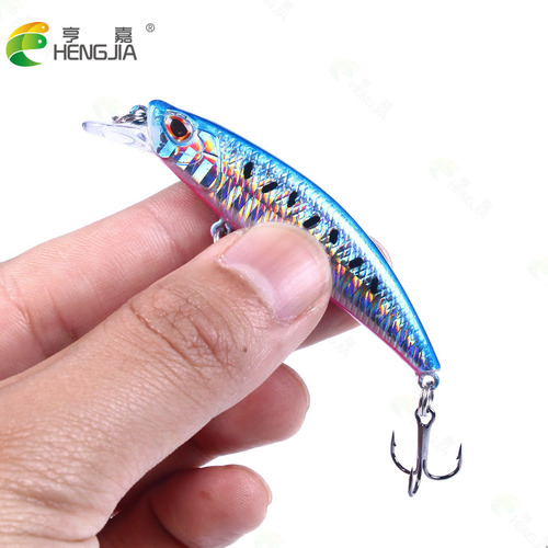 HENGJIA's new long-range submersible minnow bait 6.8CM/6.5G tipped bass wholesale minnow bait