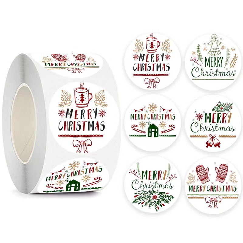 150g Weight Gift Stickers Event & Party Supplies Christmas Letter Christmas Party Festival Gift Stickers Party Supplies Gift Wrapping Supplies