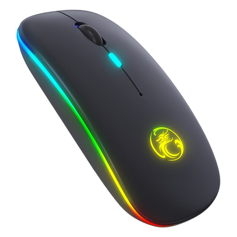 IMICE fabricantes de emisión de luz directa de carga Bluetooth de doble modo de ratón mudo inalámbrico portátil de escritorio Mini ratón