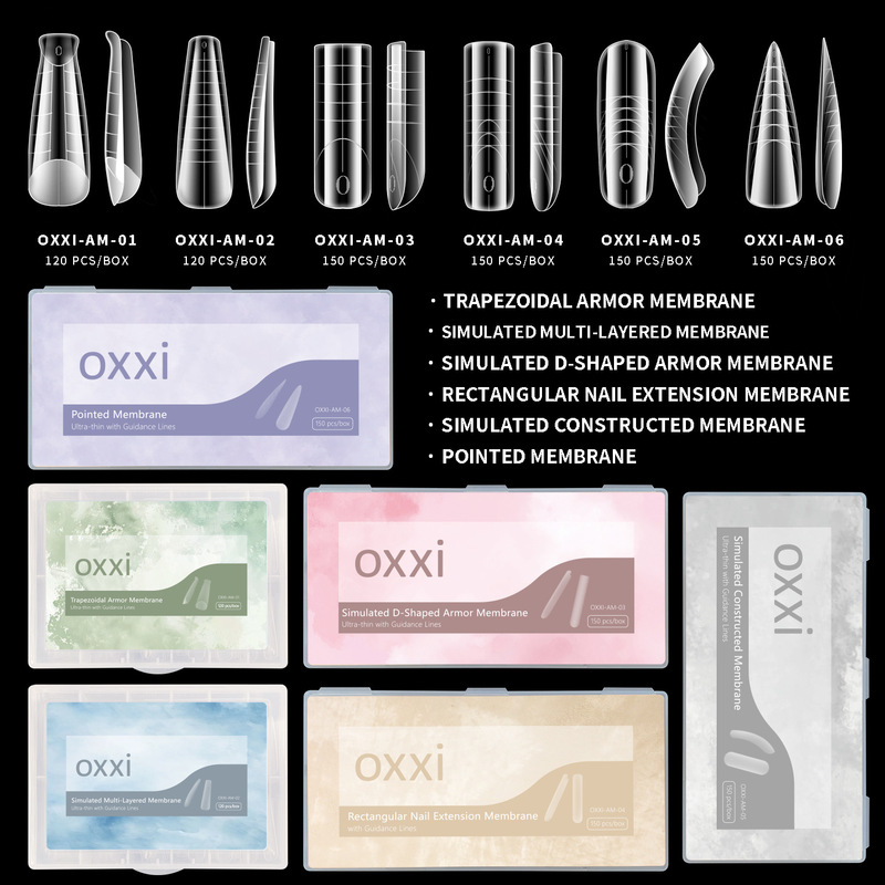 Transparent Crystal Nail Mold Boxed with Scale Crystal Extension Nail Cross-Border Rapid Phototherapy Extension Nail Mold Wholesale