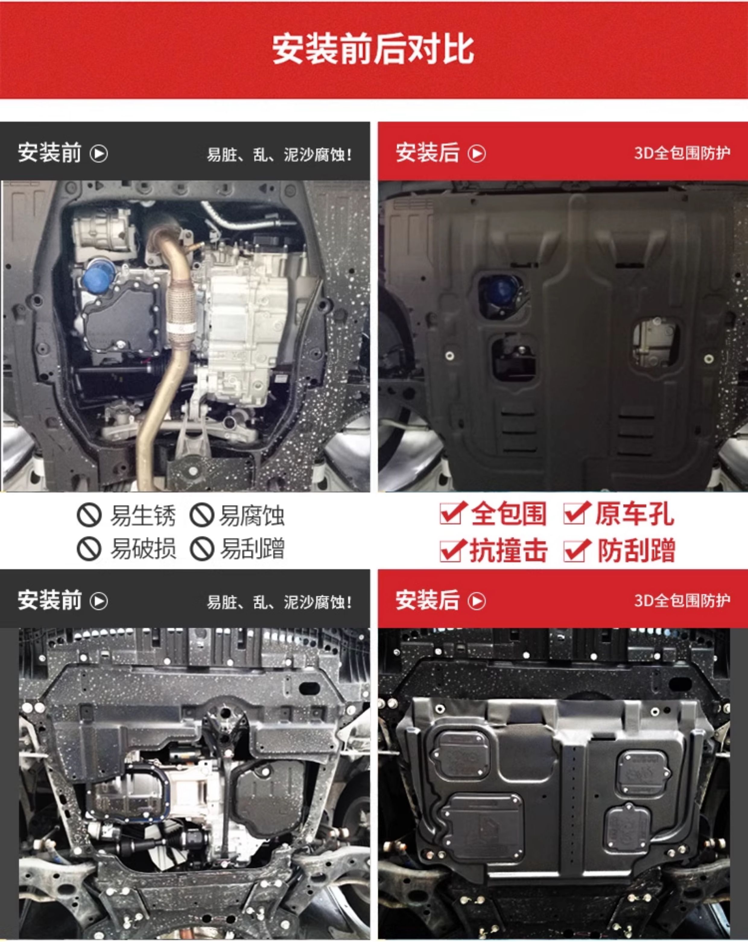 25 Models of Byd Xia Underbody Protection Panels, Original Factory Chassis Armor, Engine and Fuel Tank Protection, Undercarriage Shield