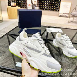 跑步鞋秋季新款情侣B22运动鞋时尚舒适轻便鞋子休闲鞋老爹鞋跑鞋