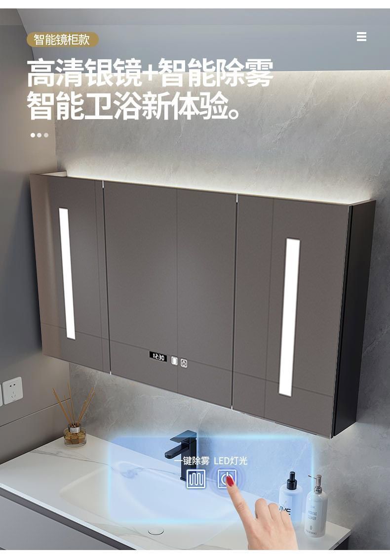 Simple one-piece basin, bathroom cabinet, ceramic basin, washbasin, face wash, bathroom washbasin, combination rock plate, hot-bent, modern Item Picture