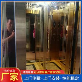 家用曳引复式别墅电梯 老年人家用观光电梯 小型简易家用升降电梯