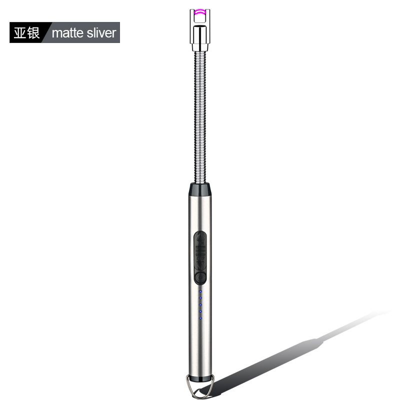 Fabricantes al por mayor Arco Tipo-c Cargador Encendedor Estufa de gas Encendido Agarre Exalargue Cocina Encendedor Transfronterizo Chong