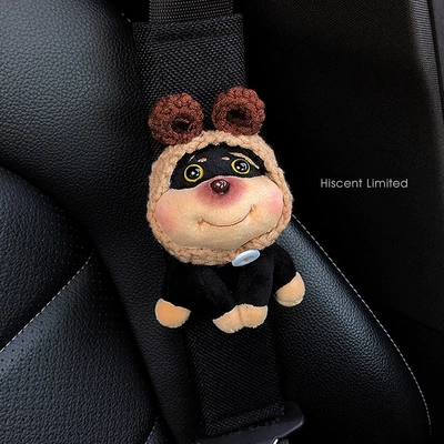 Seat belt shoulder pad Shoulder Cover Clothing Anti-Wear Cover - bear-eared-bee-dog-shoulder-pads