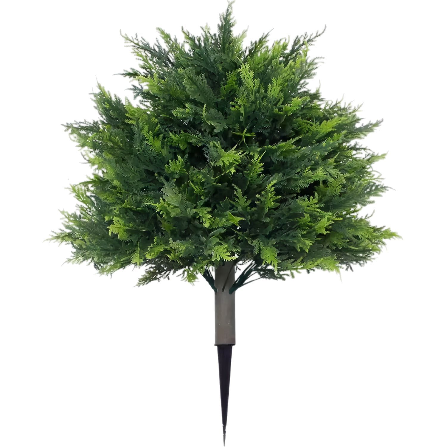 凯锦亚马逊爆款仿真绿植地插小柏树仿真柏树盆景家居装饰艺园装饰