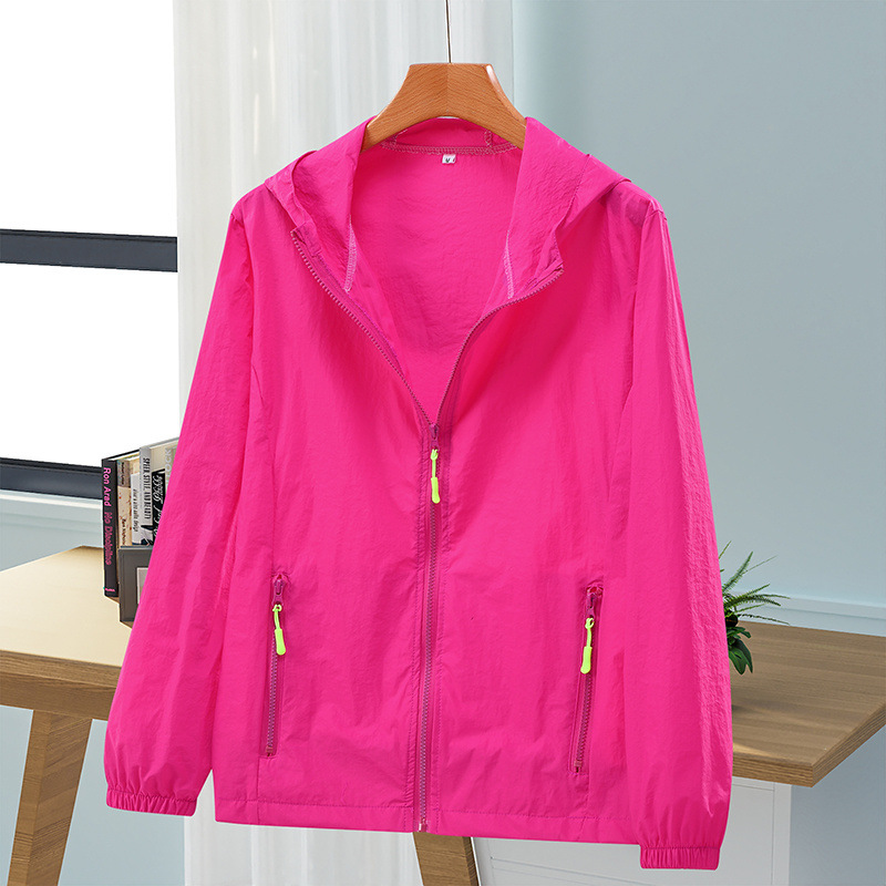 Verano seda de hielo ropa de protección solar para mujeres tamaño grande al aire libre madre anti-UV abrigo corto transpirable delgado ropa de protección solar