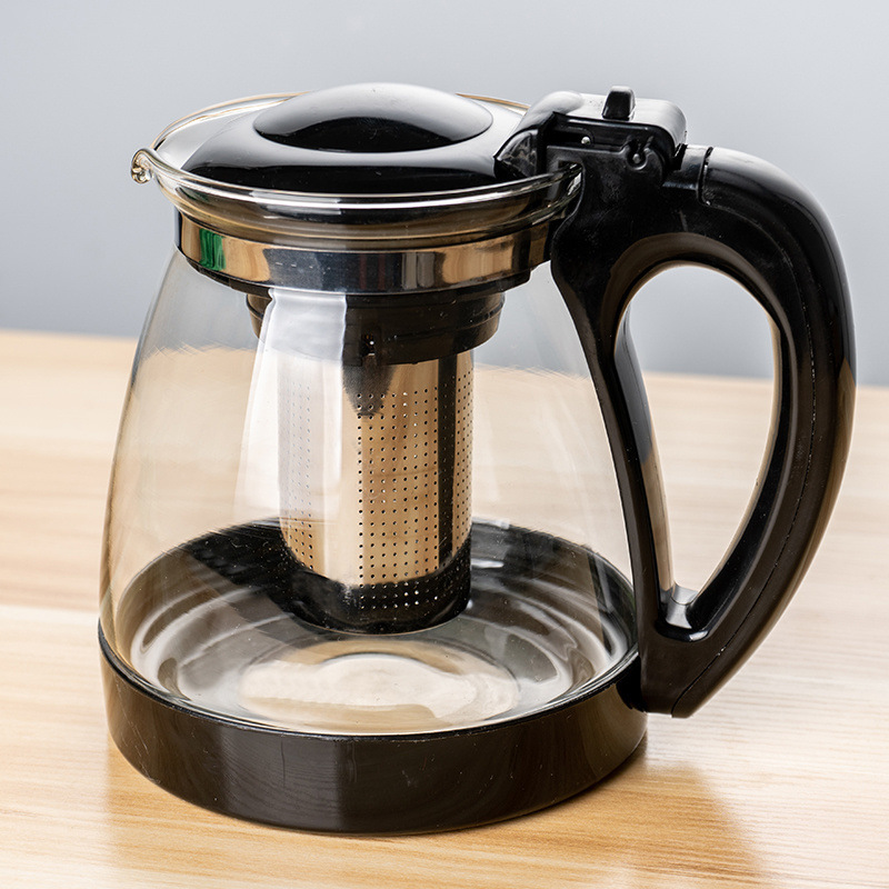 1000/2000ML茶壶 玻璃耐高温泡茶壶单壶大容量茶具花茶壶水壶套装|undefined