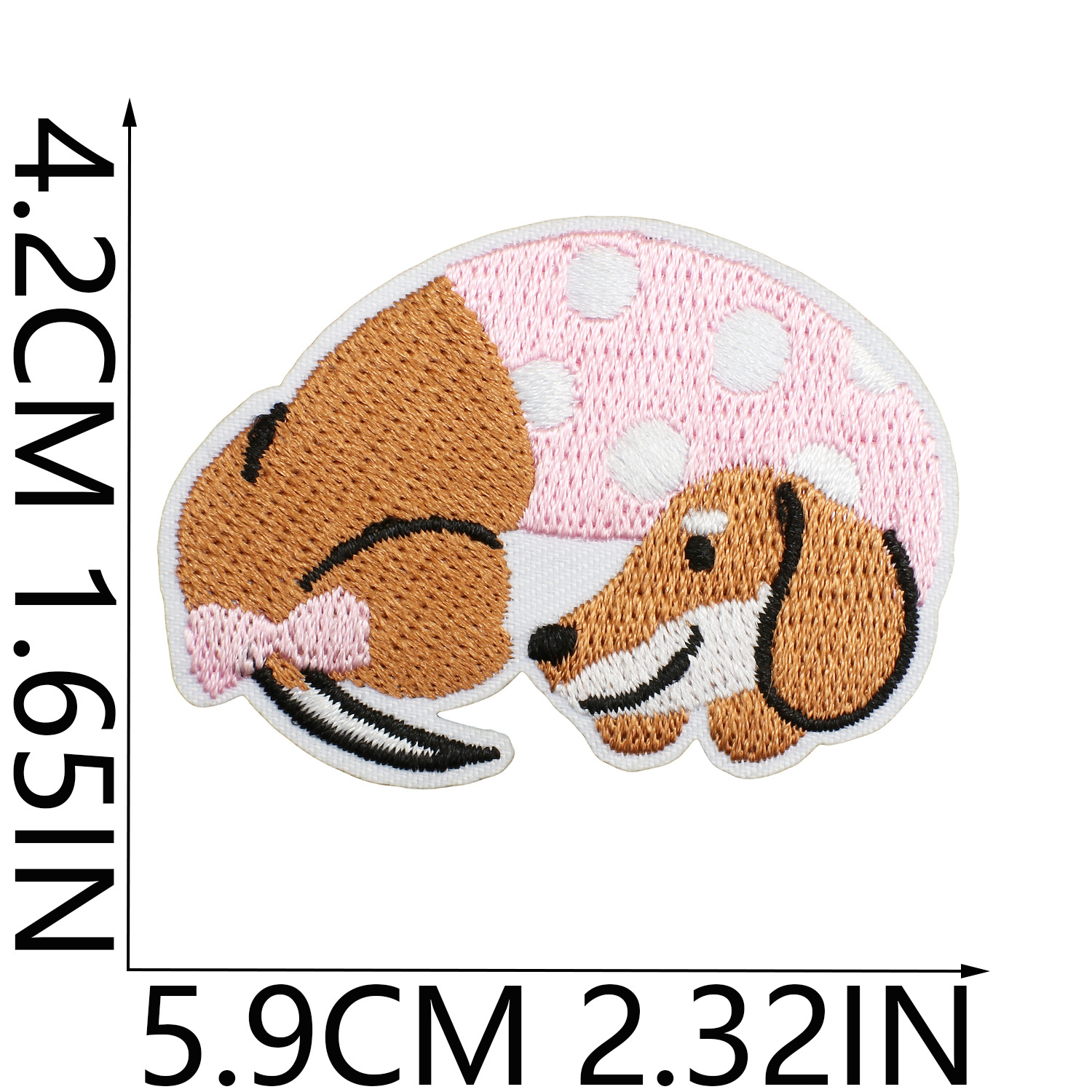 3g Weight Clothing Sticker Patches Classification 1 Piece Quantity Dacron thread Material Dog Pattern Casual, Elegant, Cute Style Embroidery Craft 1 Piece Casual Elegant Cute Dog Dacron Thread Clothing Sticker Patches 18