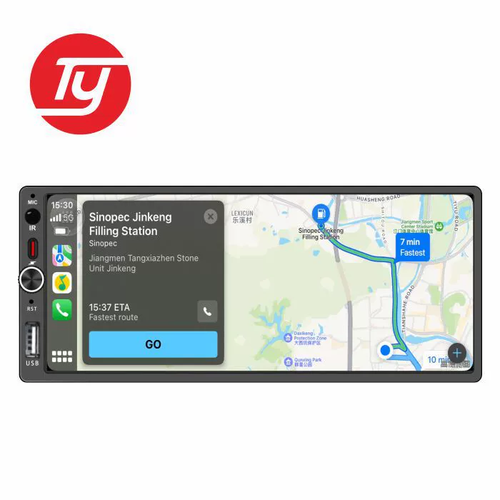 Популярный Android плеер MP5 с сенсорным экраном, встроенный CarPlay, Bluetooth, GPS, Wi‑Fi, универсальная автомобильная магнитола