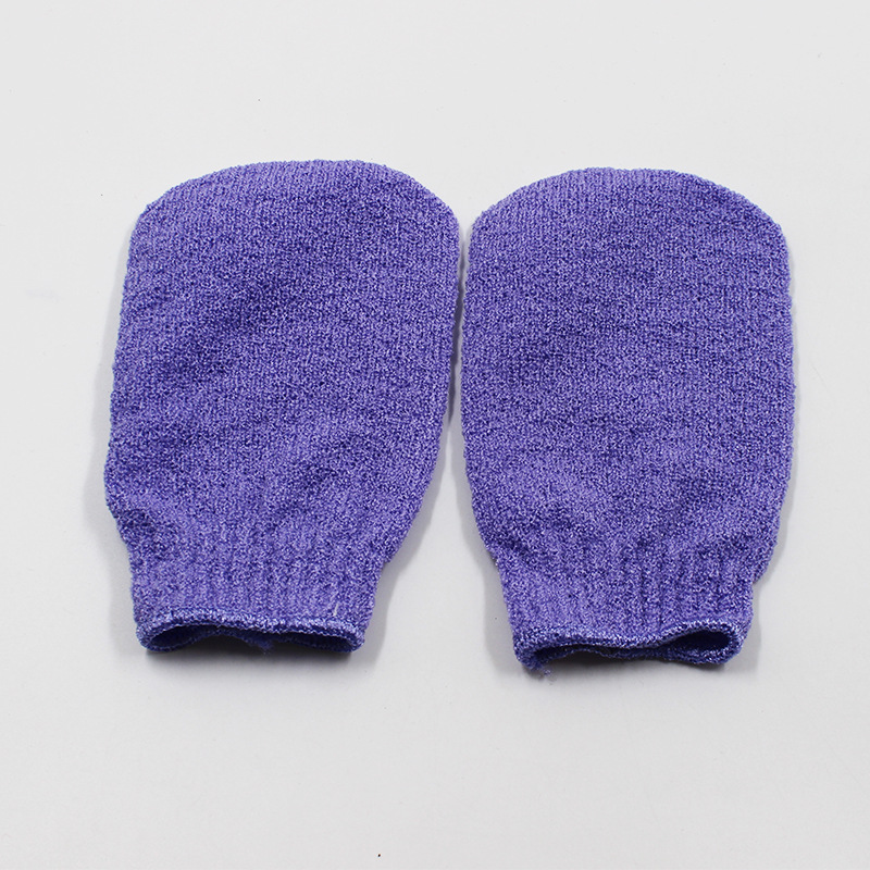 Guantes de toallas de limpieza de cinco dedos para adultos, toallas de baño, artefactos de baño de espalda, toallas de baño de espalda, guantes de espesación de barro frotados