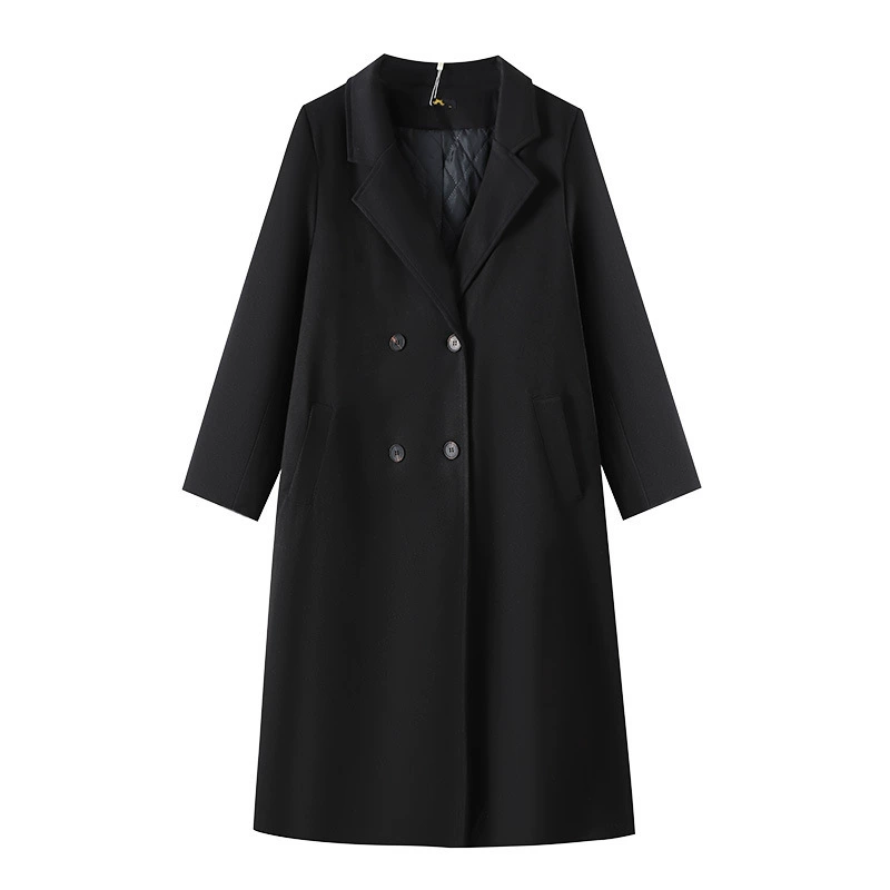 Winter quilted trench coat, jacket, plus size