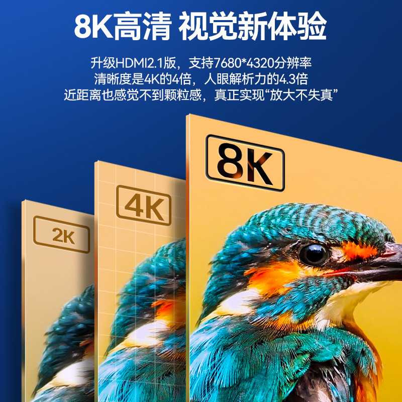 Hdmiアダプタ8kハイビジョンインターフェース変換器公対母ノートパソコン接続ディスプレイプロジェクター|undefined