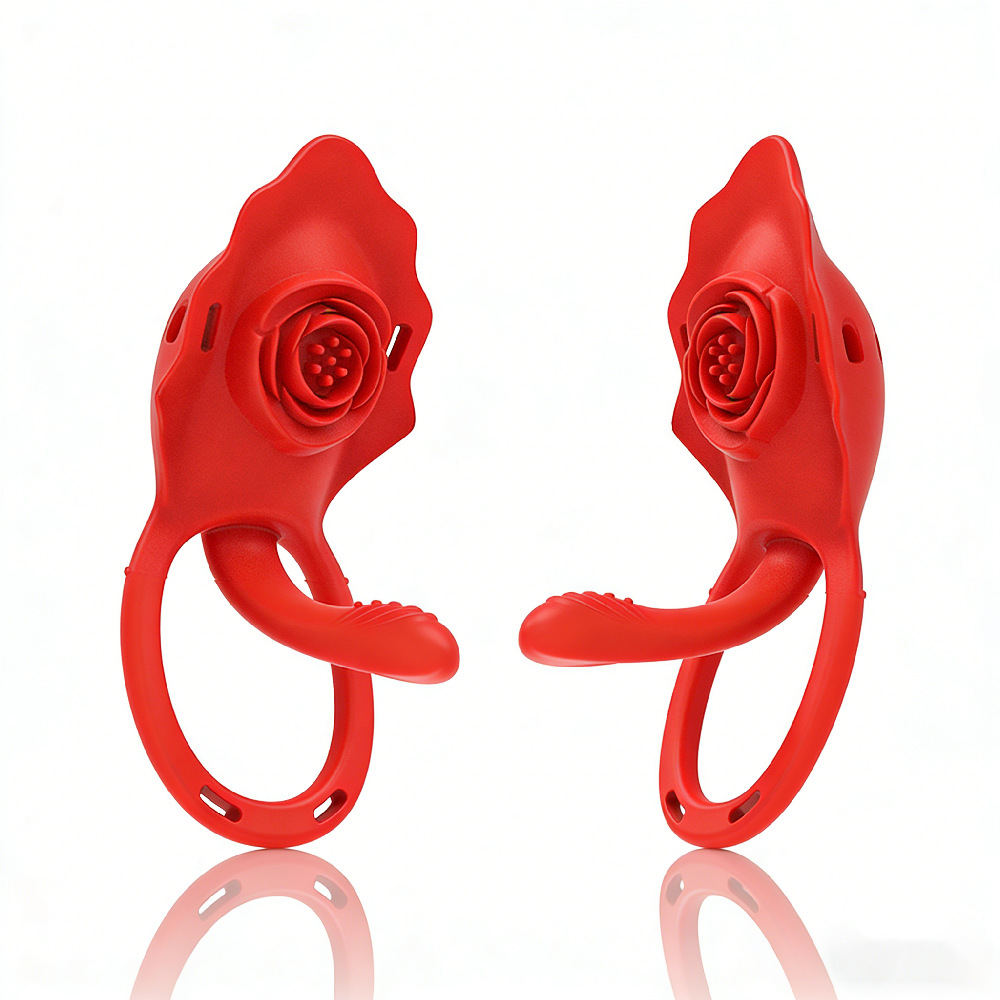 Women's Wearable Vibrating Egg With Rose-shaped Panties, Dual APP Remote Control, Strong_voghion.com