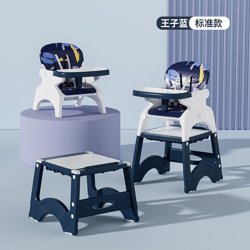 Silla de comedor para niños, mesa de bloques de construcción para bebés para uso doméstico, mesa de aprendizaje multifuncional, ruedas giratorias, silla de comedor desmontable, mesa y silla de juego