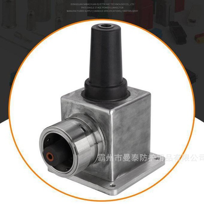 L型电缆中间接头旁路连接型电缆直角转接头带电作业电缆连接头