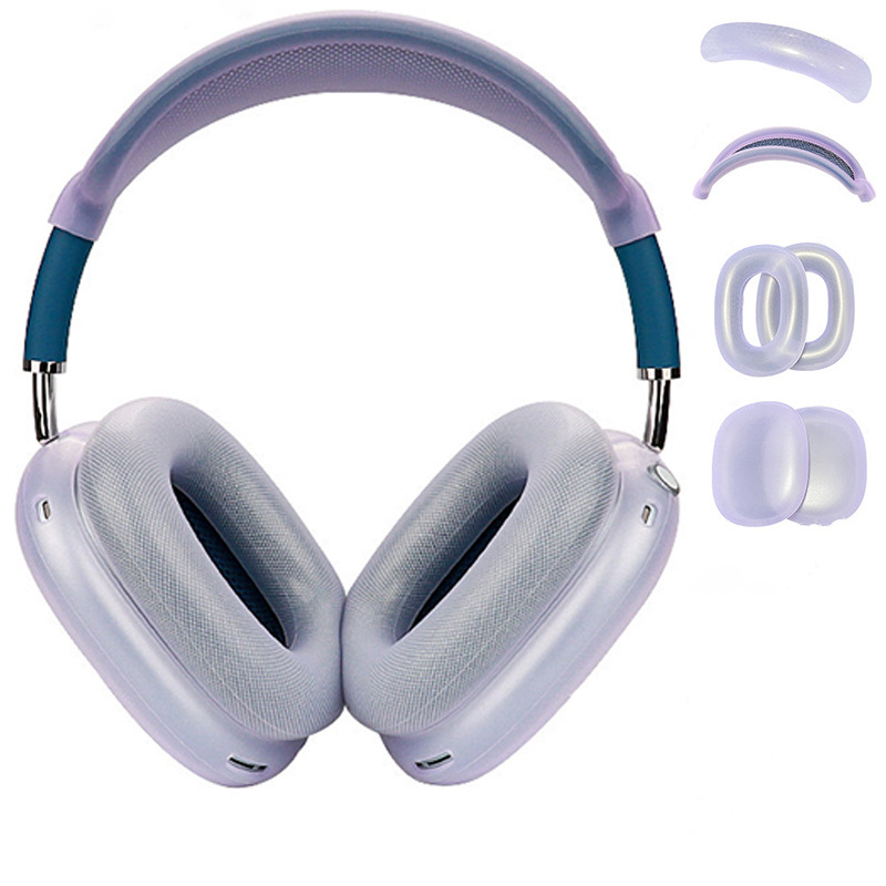 Funda para auriculares airpodsmax funda para auriculares Apple transparente funda protectora de silicona funda protectora para auriculares Bluetooth