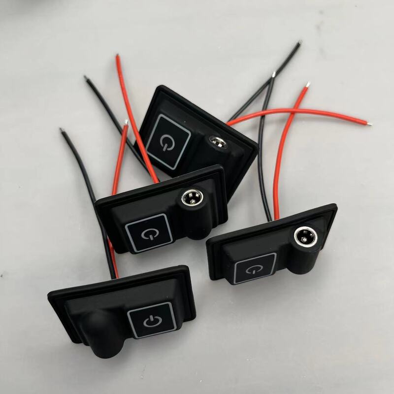 Source Factory Supply 12-24V 5A High Current Three Gear Car Sewing Type Waterproof Temperature Regulating Silicone Switch