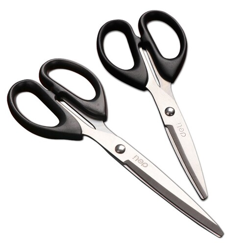 Deli scissors for home office large, medium and small kitchen safety cutting handmade express stainless steel strong wholesale