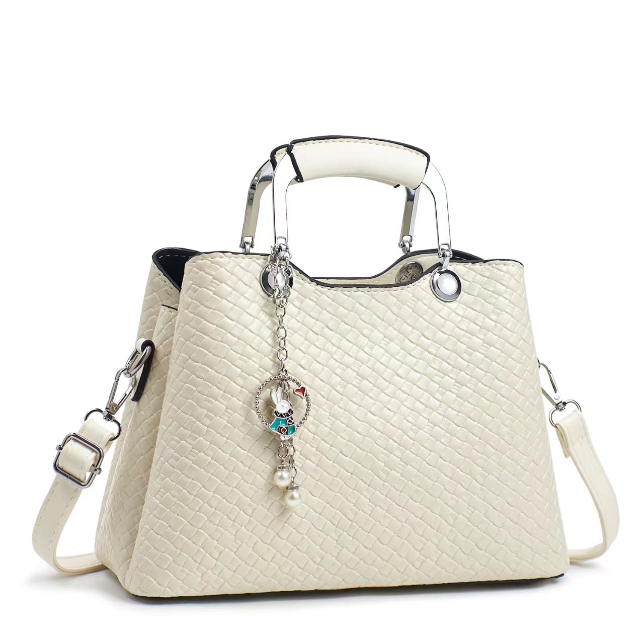 Bolso de mensajero de un solo hombro simple y de moda para mujer todo-fósforo 2025 nuevo bolso de mano vertical para mujer