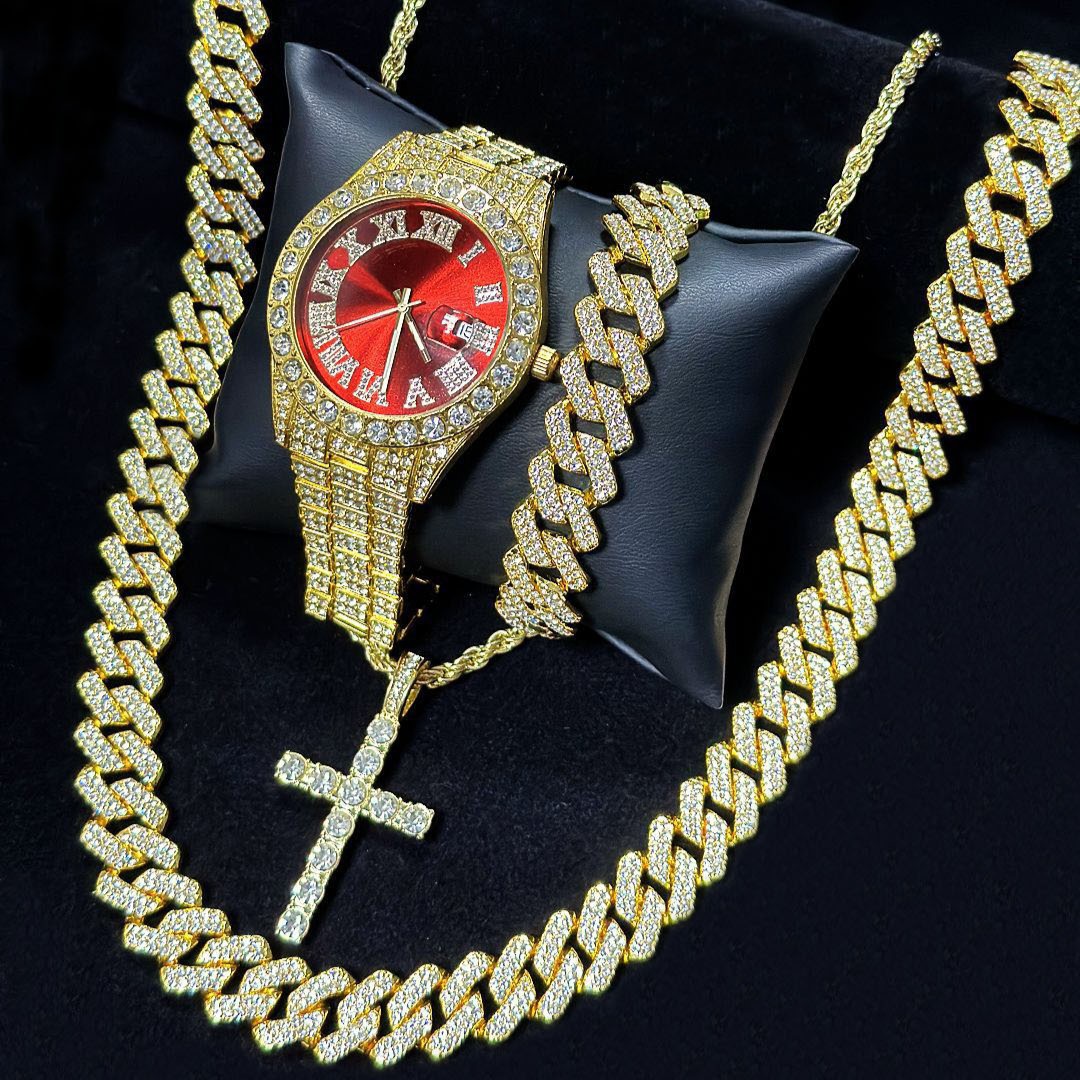 골드 및 레드 세트(상자 없음)