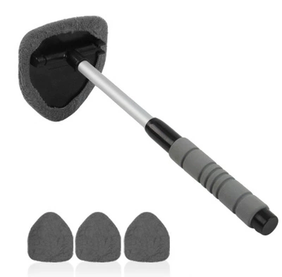 Car cleaning tools – Cleaning Brush, Retractable Microfiber Car - gray-4-piece-set