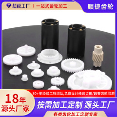 カスタマイズされた小さなモジュラスプラスチックギアリングギアシャフト POM おもちゃナイロンギアプラスチックギア加工卸売