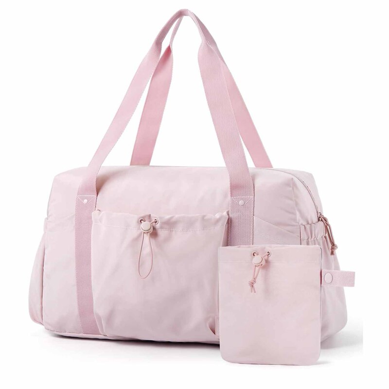 Women's Foldable Luggage Bag, Sports and Fitness Tote Bag, Airport Carry-On Weekend Travel Bag Accessories, Breathable and Waterproof