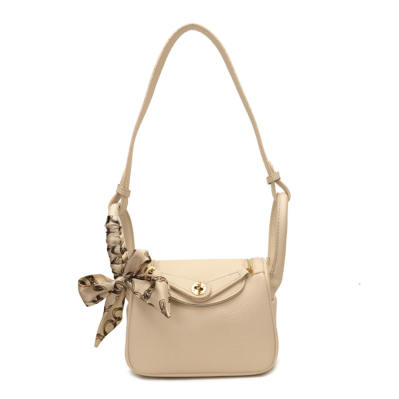 Bolso de alta sensación para mujeres 2026 nuevo lichi diseño de moda nicho bolso de mochila explosivo bolso de almohada portátil