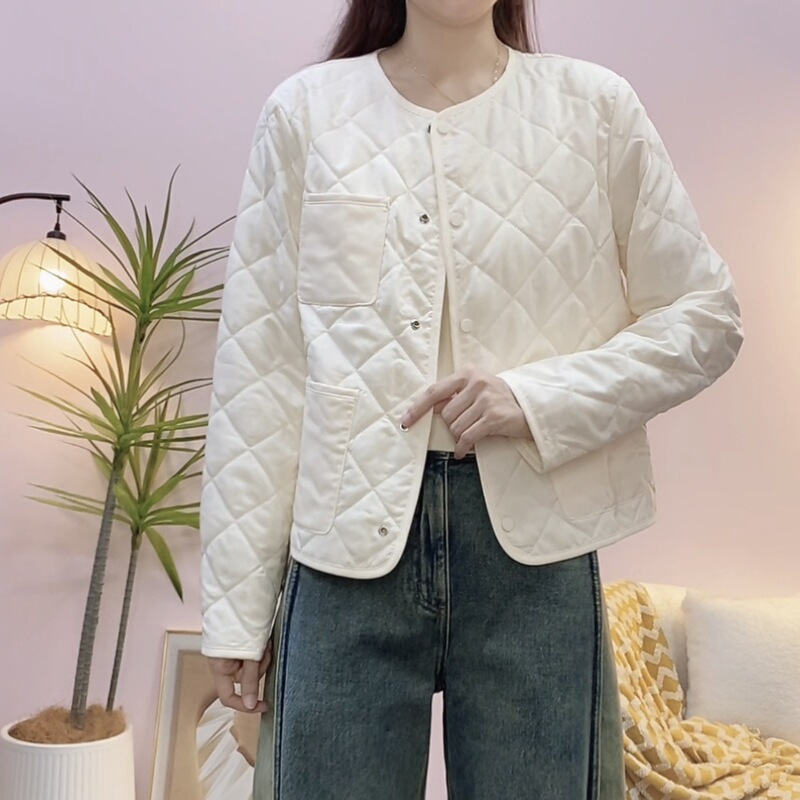 [Available in department stores] 2026 Autumn New Fashionable and Versatile Short Cotton Jacket in a Chic Style 226