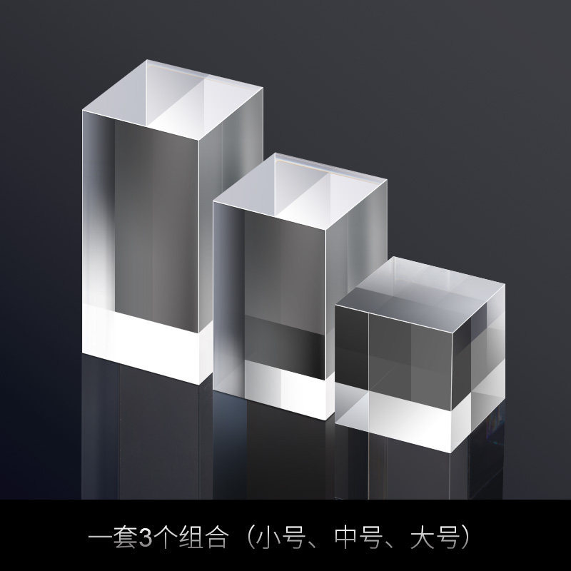 Acrílico transparente fotografía props venta al por mayor belleza decoración cosméticos fotografía joyería reloj tiro