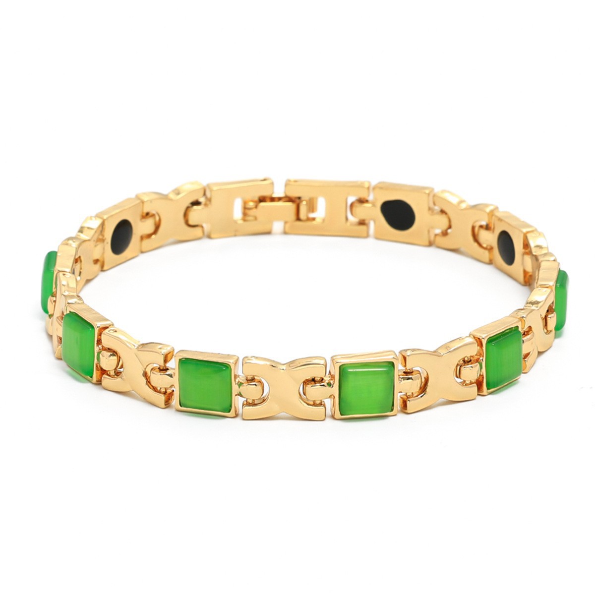 Venta de números, moda transfronteriza europea y americana, joyería de joyería de ópalo de imitación, pulsera de mujer versátil de alta gama image 6