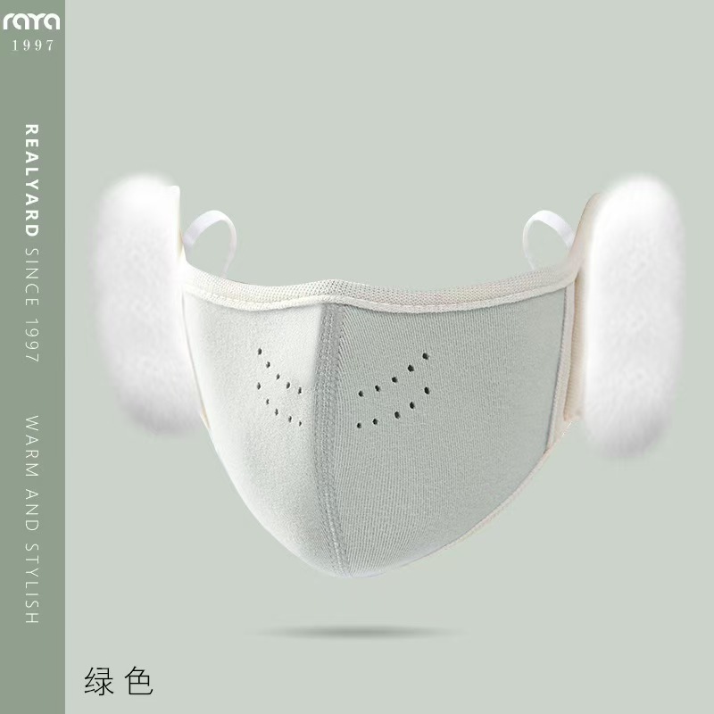 Máscara de invierno caliente máscara de algodón 3D máscara tridimensional para proteger la esquina de los ojos máscara de viaje a prueba de viento