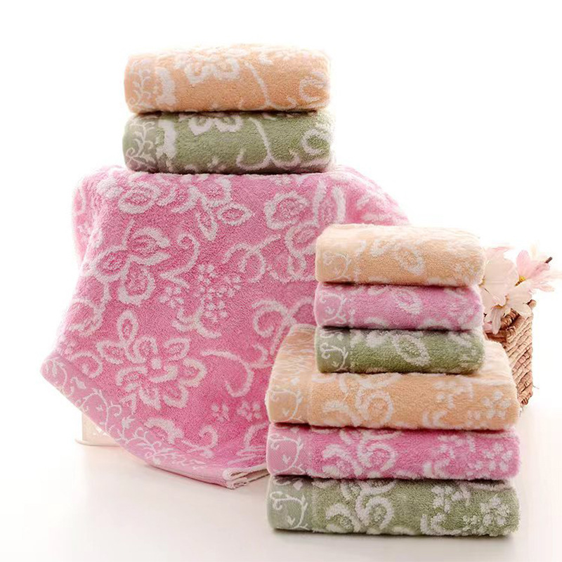 Gaoyang Towel Wholesale Bamboo Fiber Children's Towels, Soft Absorbent Cotton Towels, Couple Towels, Hand Towels, In-Stock Dropshipping