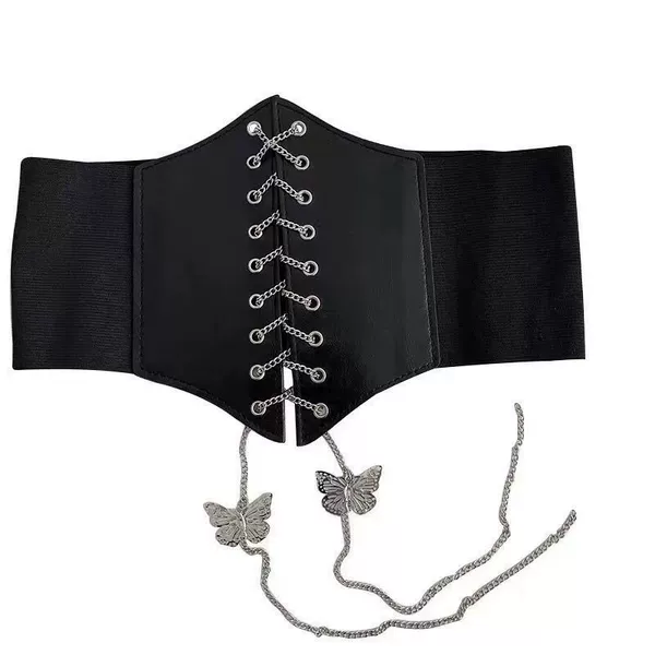 Black chain butterfly