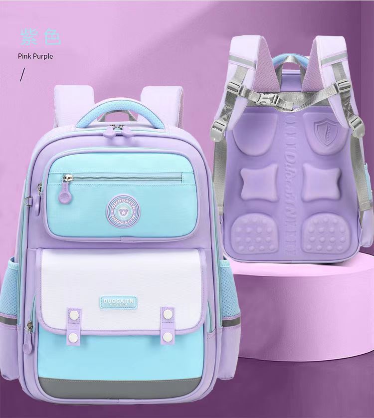 Nueva mochila escolar para estudiantes de primaria, niñas de grado 1,23 a 6, mochila resistente al agua para niños